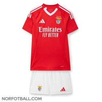 Billige Fotballdrakt Benfica Replika Hjemmedraktsett Barn 2024-25 Kortermet (med bukser)